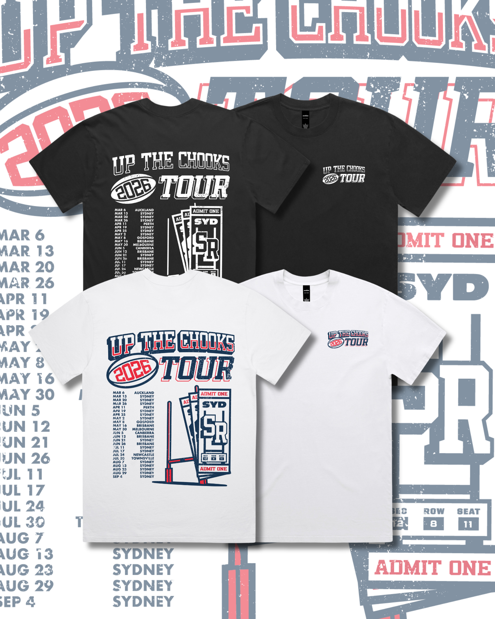 CHOOKS TOUR